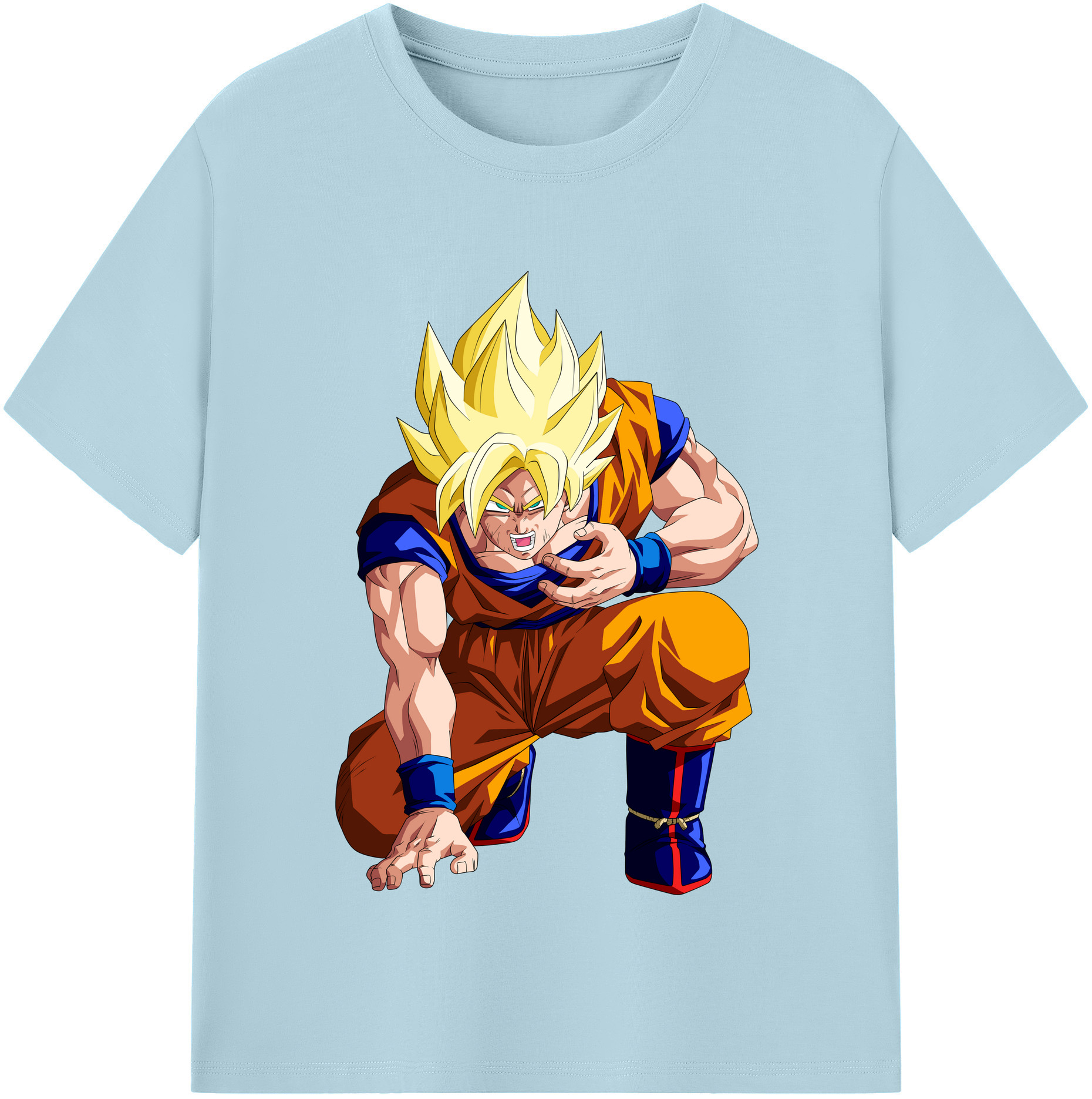 （画像用） ドラゴンボール 孫悟空（そん ごくう）Son Goku カカロット DRAGON BALL Kakarotto 綿100％半袖Tシャツ（フロントプリント）